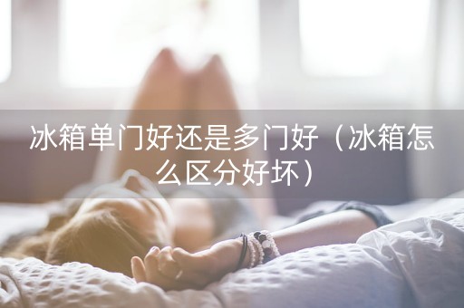 冰箱单门好还是多门好（冰箱怎么区分好坏）-第1张图片-女性汇