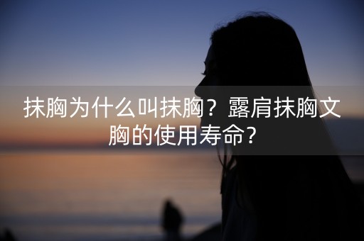 抹胸为什么叫抹胸？露肩抹胸文胸的使用寿命？